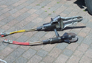 Hydraulische Schere und Spreizer